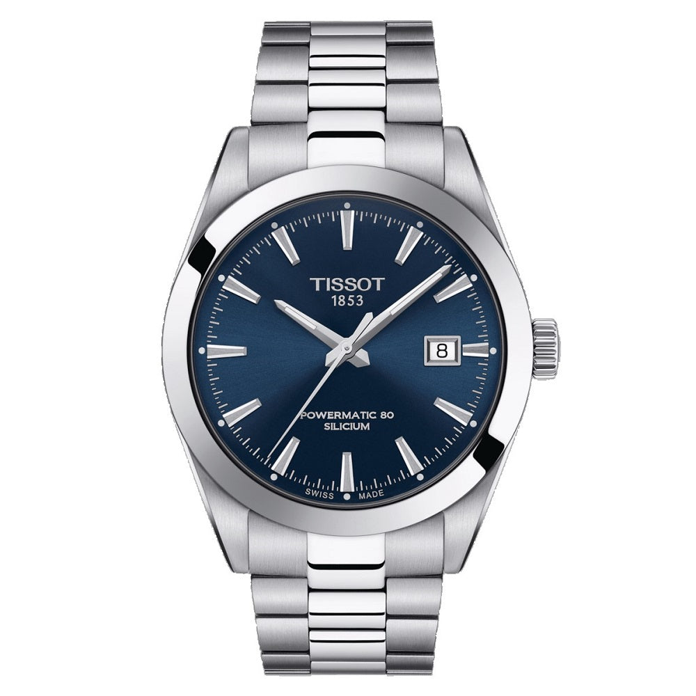 Tissot Gentleman Powermatic 80 Silicium esfera azul 40mm
