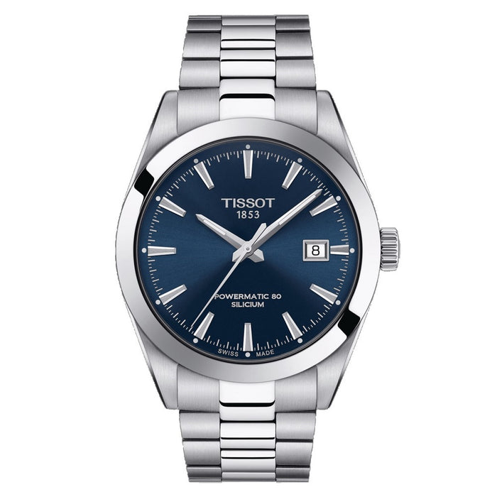 Tissot Gentleman Powermatic 80 Silicium esfera azul 40mm