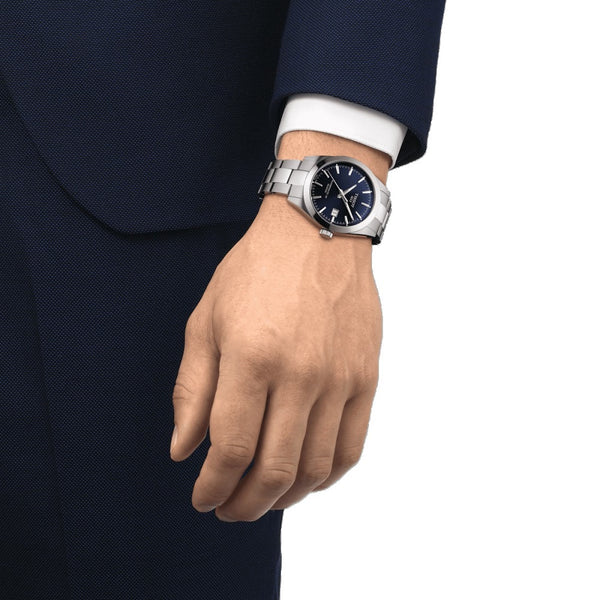 Tissot Gentleman Powermatic 80 Silicium esfera azul 40mm