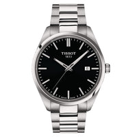 Tissot PR 100 esfera negra brazalete 40mm