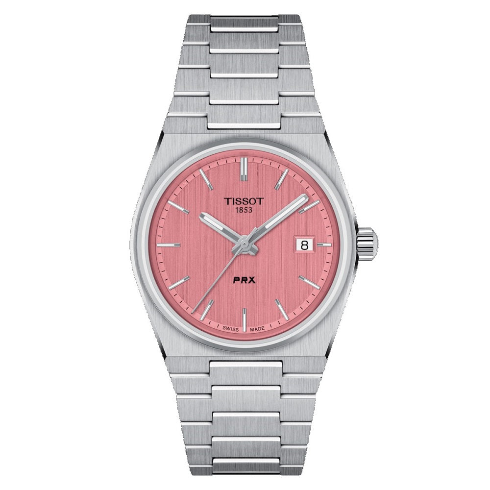 Tissot PRX esfera rosa 35mm