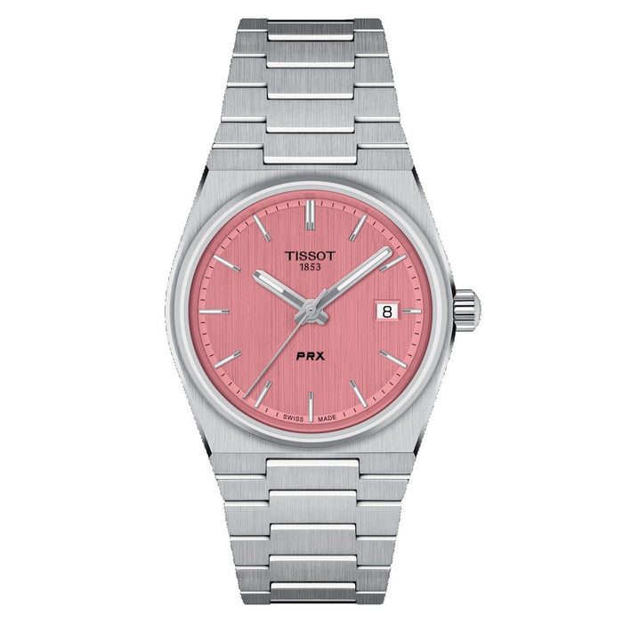 Tissot PRX esfera rosa 35mm