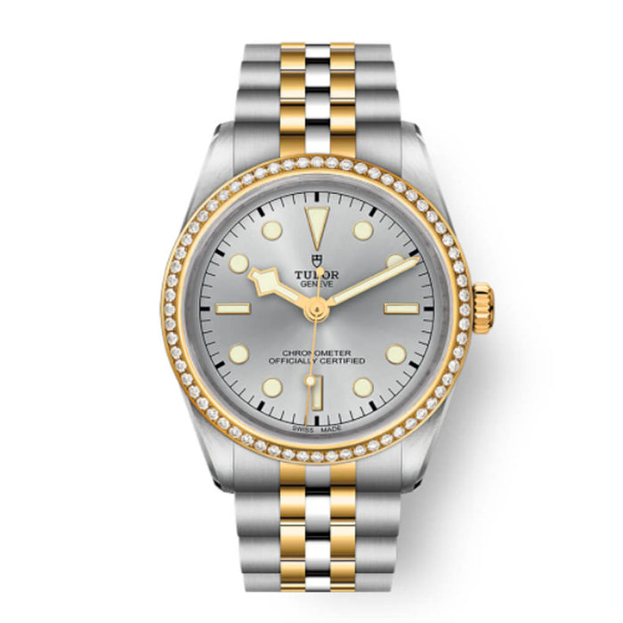 Tudor Black Bay 36mm S&G bisel brill esfera plata_79653-0002_Chocrón Joyeros
