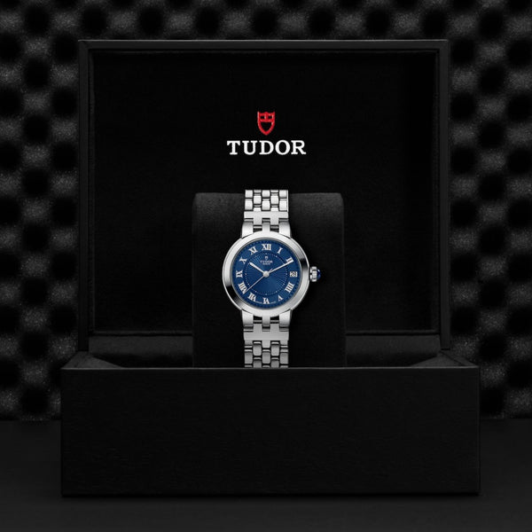 Tudor Clair de Rose esfera azul 34mm