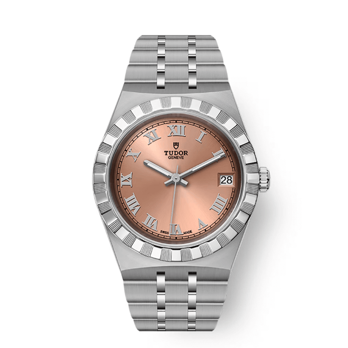 Tudor_Royal_34mm_acero_esfera_salmon_28400-0009_Chocrón joyeros