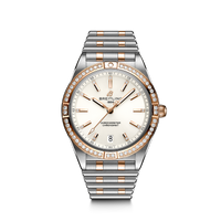 Reloj-señora-breitling-chronomat-36-acero-oro-rojo-diamantes-automatico - Ref U10380591A1U1 Chocron Joyeros 