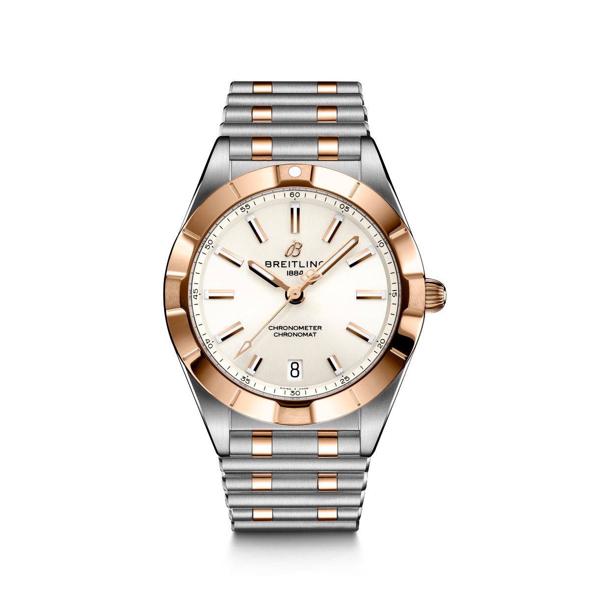Reloj-señora-breitling-chronomat-32-acero-oro-rojo-cuarzo - Ref U77310101A1U1 Chocron Joyeros