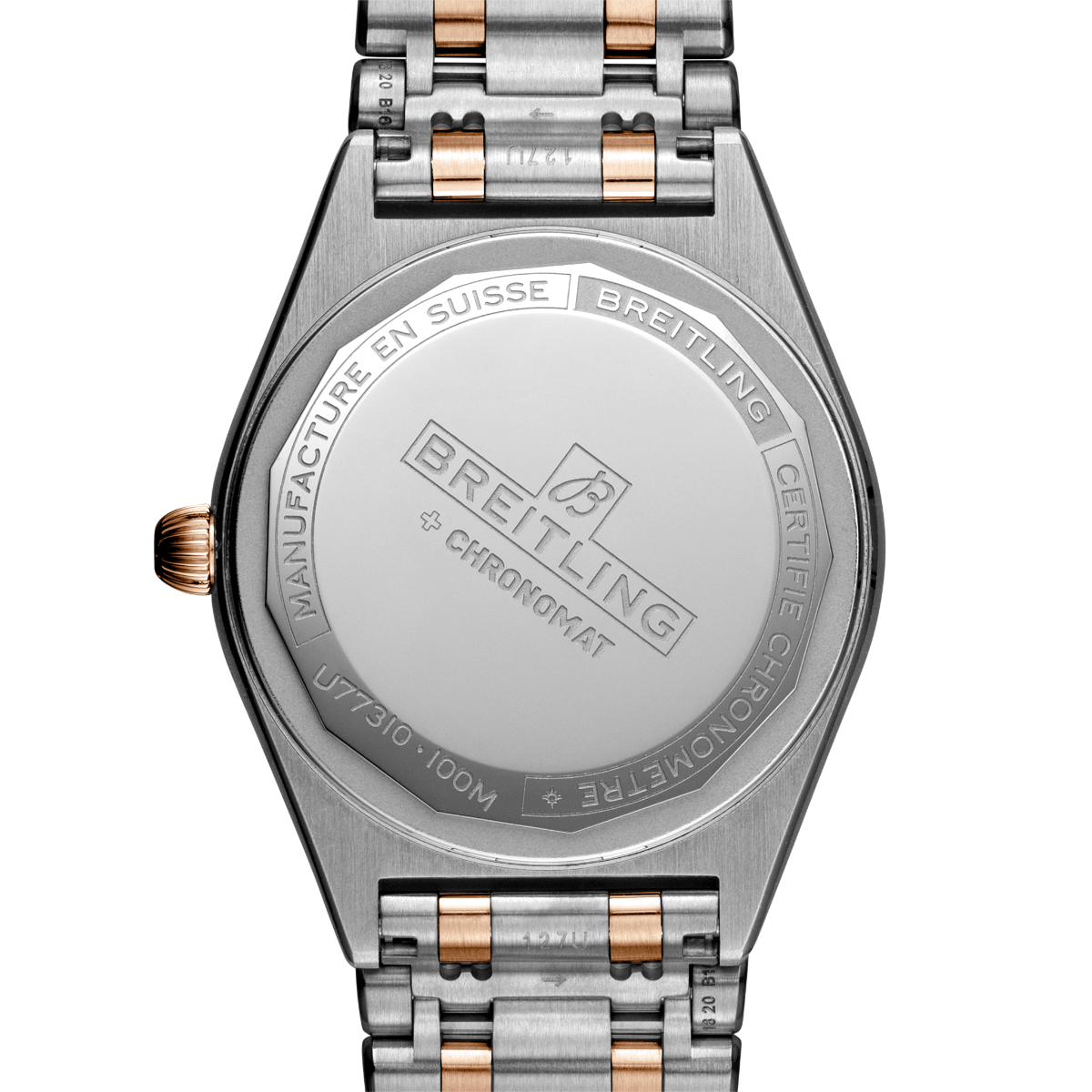 Breitling Chronomat 32 mm Acero y Oro rojo Diamantes SuperQuartz™