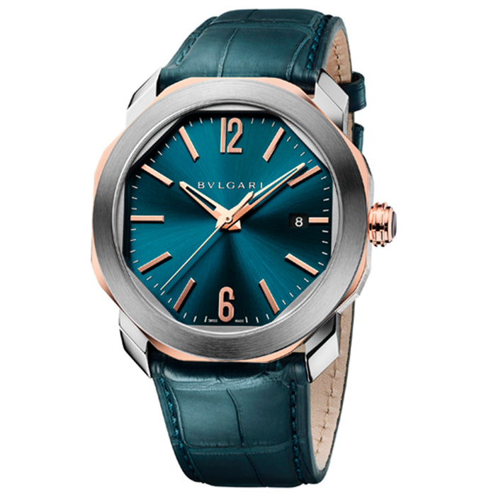 Bulgari-serpenti-octo-roma-acero-oro-rosa-41mm - Ref 103205
