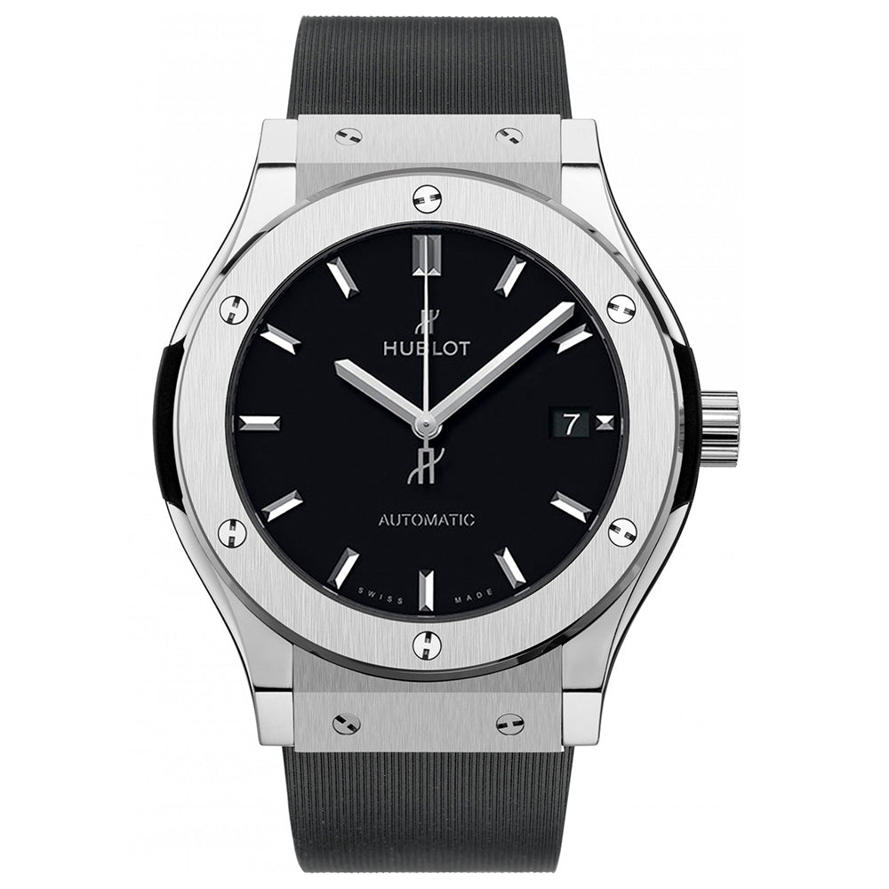 Reloj hombre Hublot Classic Fusion Titanio y caucho - ref:  511.NX.1171.RX