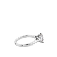 Solitario de oro blanco 1,75 quilates engastado en 4 garras