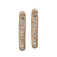 Aros-finos-ovales-oro-rosa-diamantes- Ref J4876PB