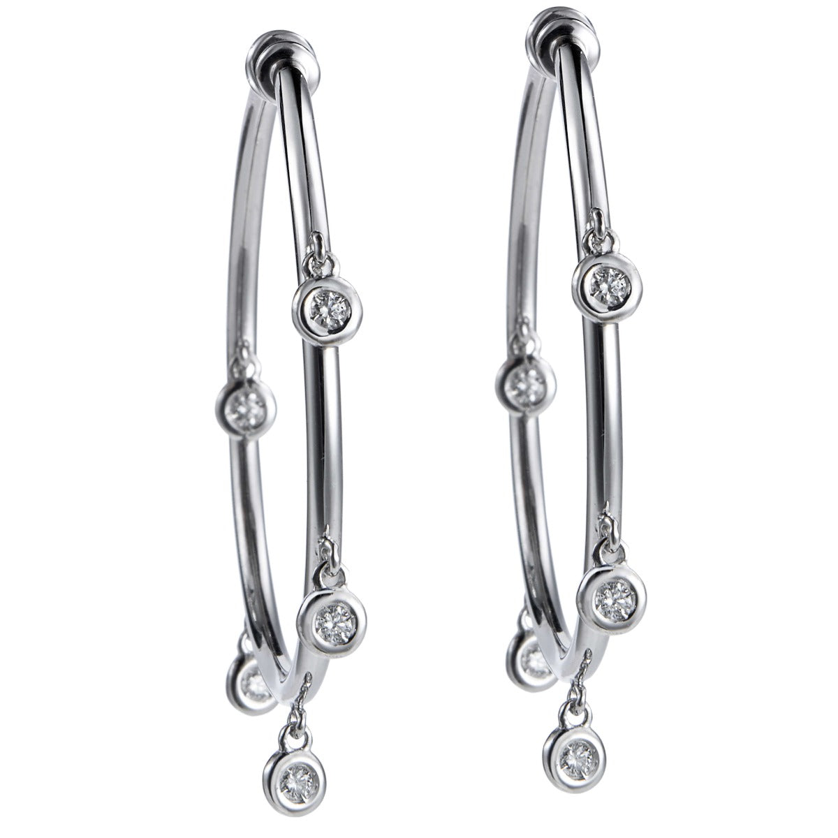 Aros_medianos_shiny_drops_oro_blanco_diamantes_chaton Ref J5332PB_Chocrón Joyeros