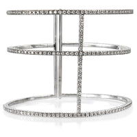 Pulsera-brazalete-oro-blanco-diamantes - ref J5522PLB