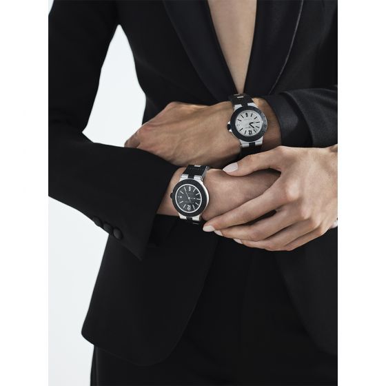 Bulgari Aluminium 40mm Esfera Negra Auto