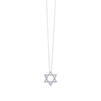 Colgante-estrella-david-oro-blanco-diamantes - J4640CLB