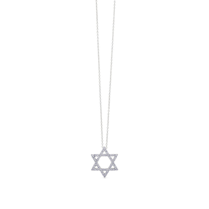 Colgante-estrella-david-oro-blanco-diamantes - J4640CLB