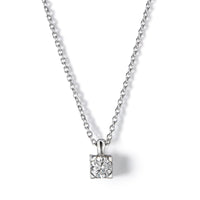 Colgante-oro-blanco-diamante-4-garras - Ref J5112CLB_Chocrón Joyeros