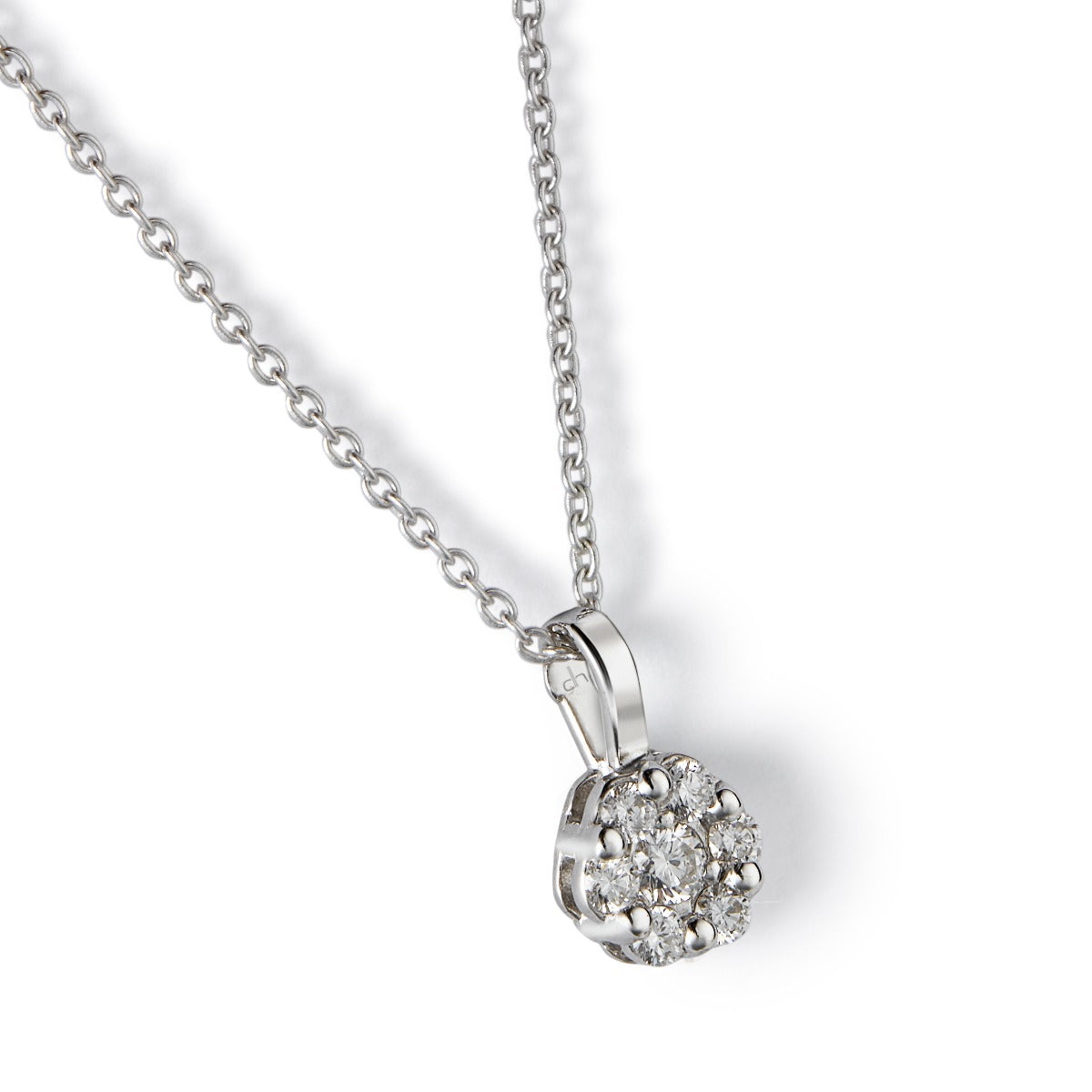 Colgante-oro-blanco-diamantes-engaste-invisible - Ref J5109CLB_Chocrón Joyeros