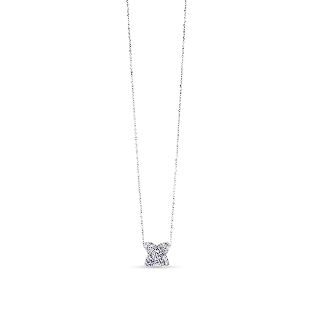 Colgante-oro-blanco-mariposa-diamantes - Ref J4670CLB