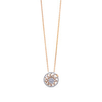Colgante-oro-rosa-blanco-diamantes - Ref J4606CLB