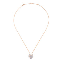 Colgante "Galaxy-Hypnose" de oro blanco y oro rosa con diamantes