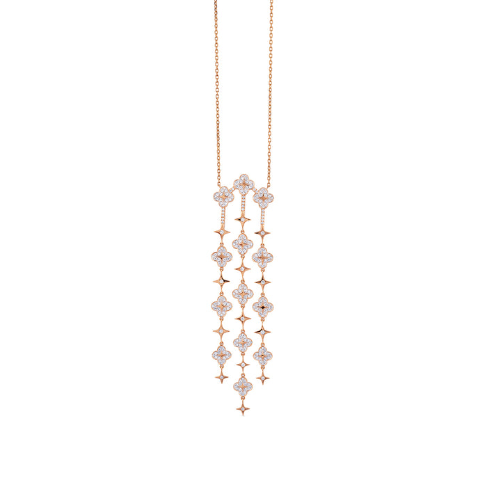 Colgante-oro-rosa-diamantes-hileras - Ref J4605CLB