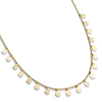 Colgante_extralargo_monedas_oro_amarillo_diamantes_ Ref J5127CLB_Chocrón Joyeros