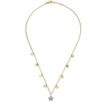 colgante-estrellas-oro-amarillo-diamantes - Ref J5191clb Chocrón Joyeros