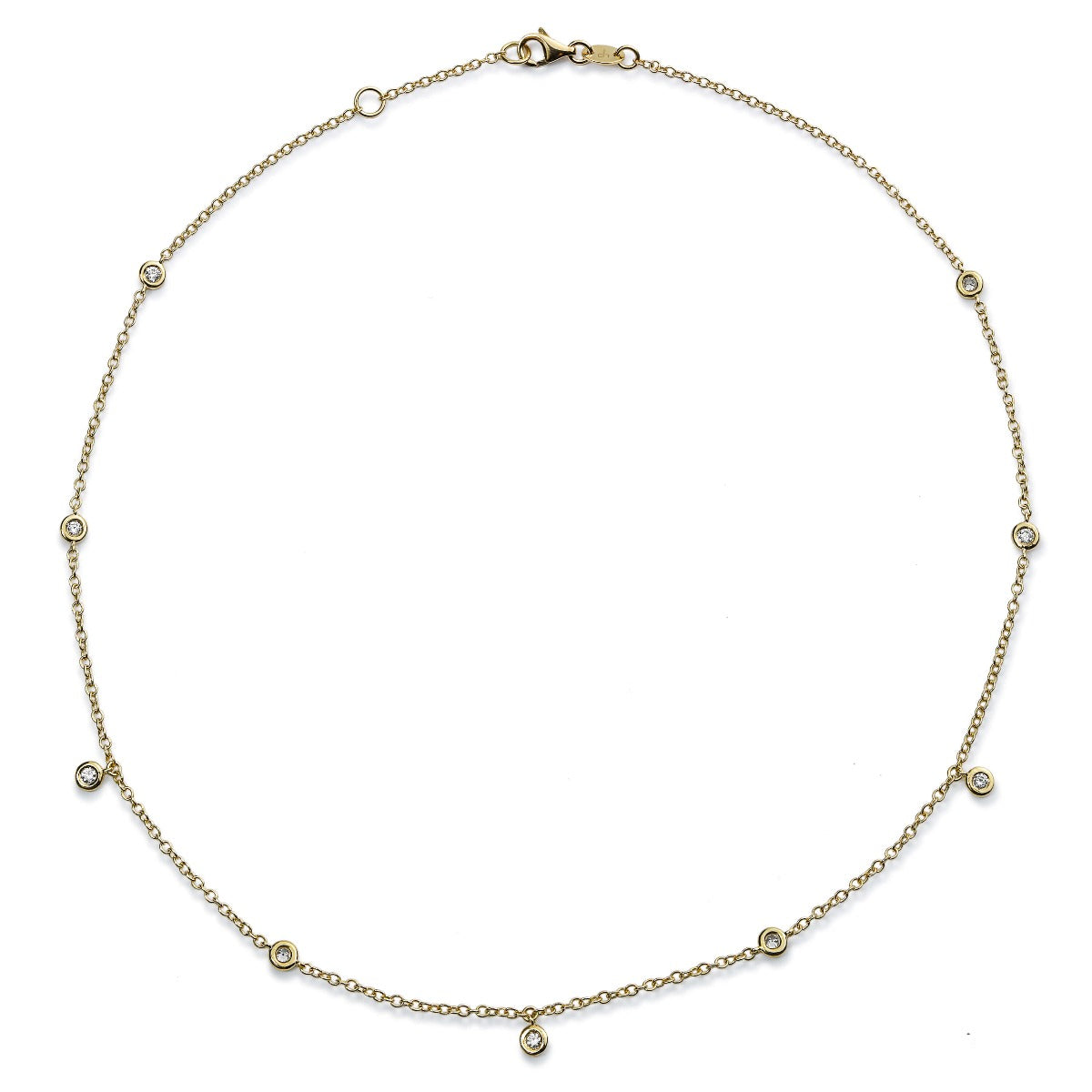 Colgante_shiny_drops_oro_amarillo_3_diamantes_colgantes_chaton_ Ref J5124CLB_Chocrón Joyeros