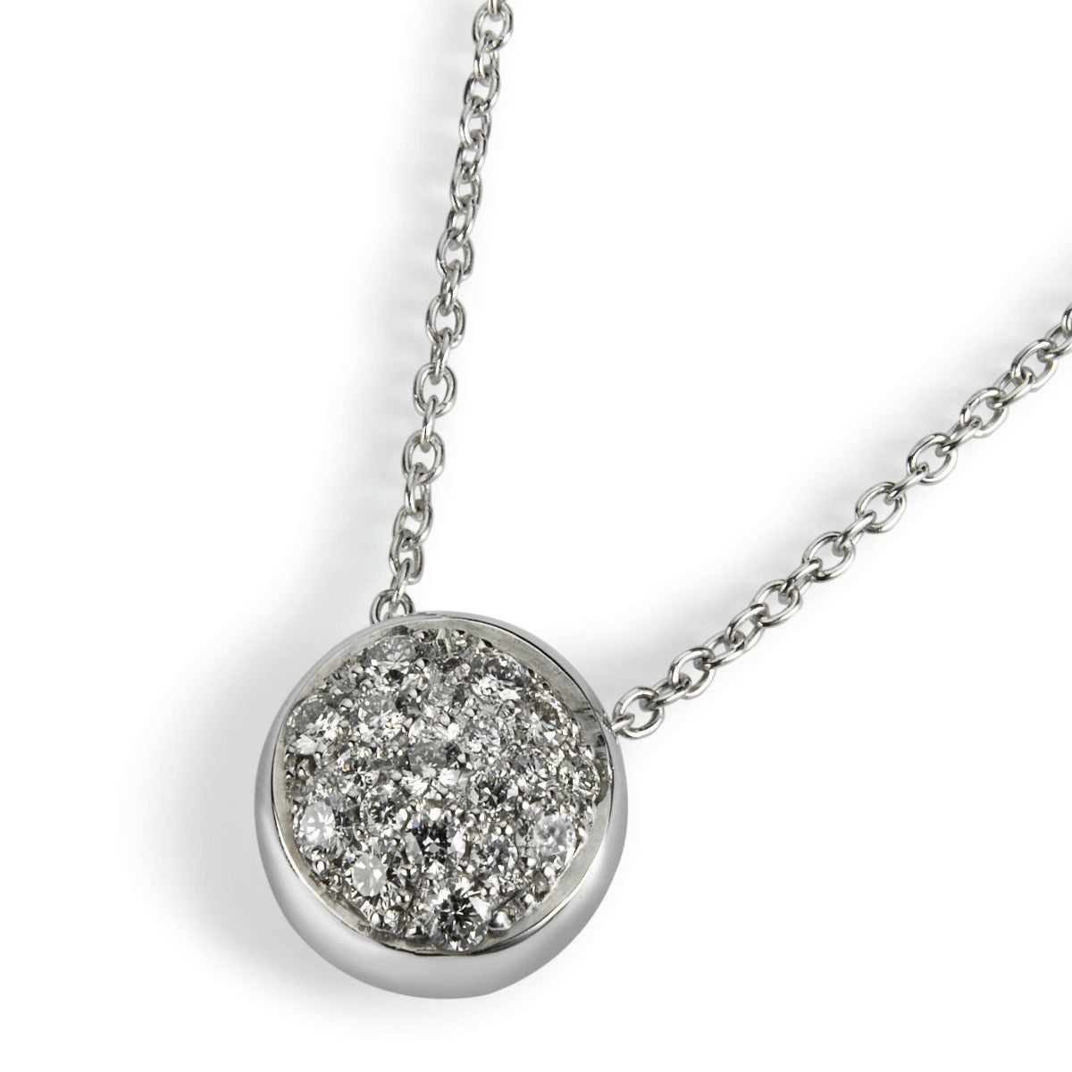 Colgante-oro-blanco-circulo-pave-diamantes - Ref J4845CB