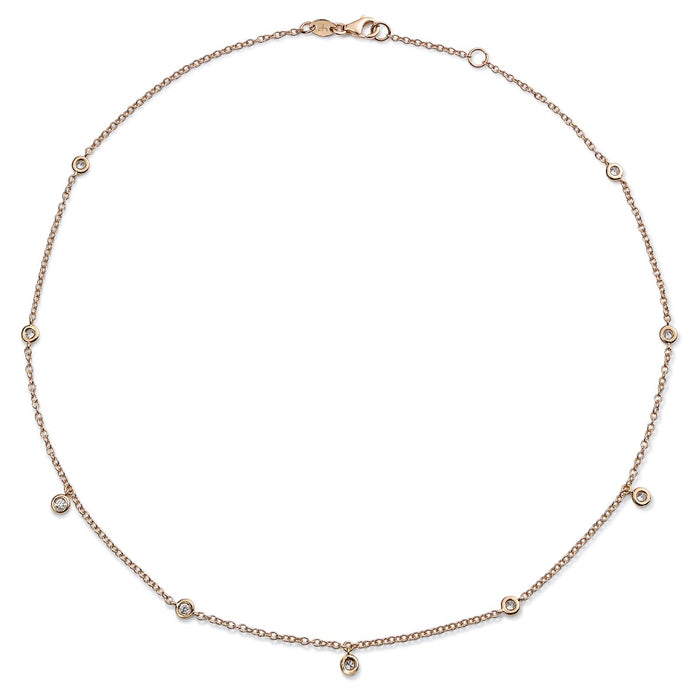 Colgante_shiny_drops_oro_rosa_3_diamantes_colgantes_chaton_ Ref J5123CLB_Chocrón Joyeros