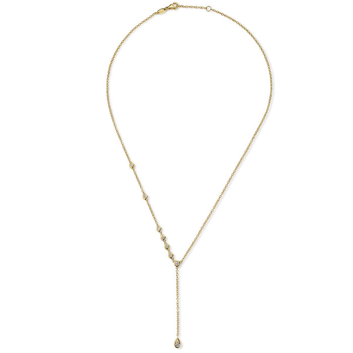 colgante-shiny-drops-oro-amarillo-diamantes-chaton- Ref J5192CLB Chocrón Joyeros