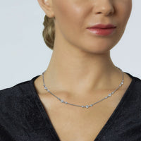 Colgante_shiny_drops_oro_blanco_diamantes_chaton_cadena Ref J5126CLB_Chocrón Joyeros