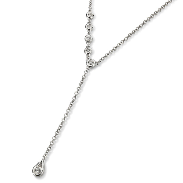 colgante-shiny-drops-oro-blanco-diamantes-chaton- Ref J5194CLB Chocrón Joyeros
