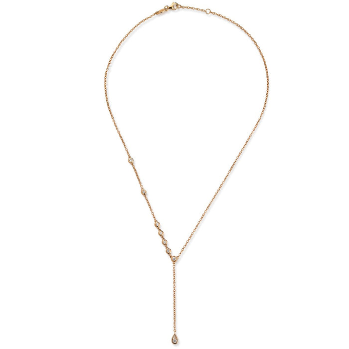 colgante-shiny-drops-oro-rosa-diamantes-chaton- Ref J5193CLB Chocrón Joyeros