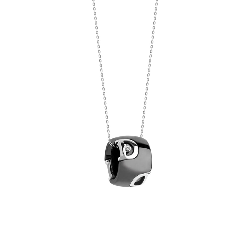 Collar-icon-damiani-ceramica-oro-blanco-diamante - Ref 20045906