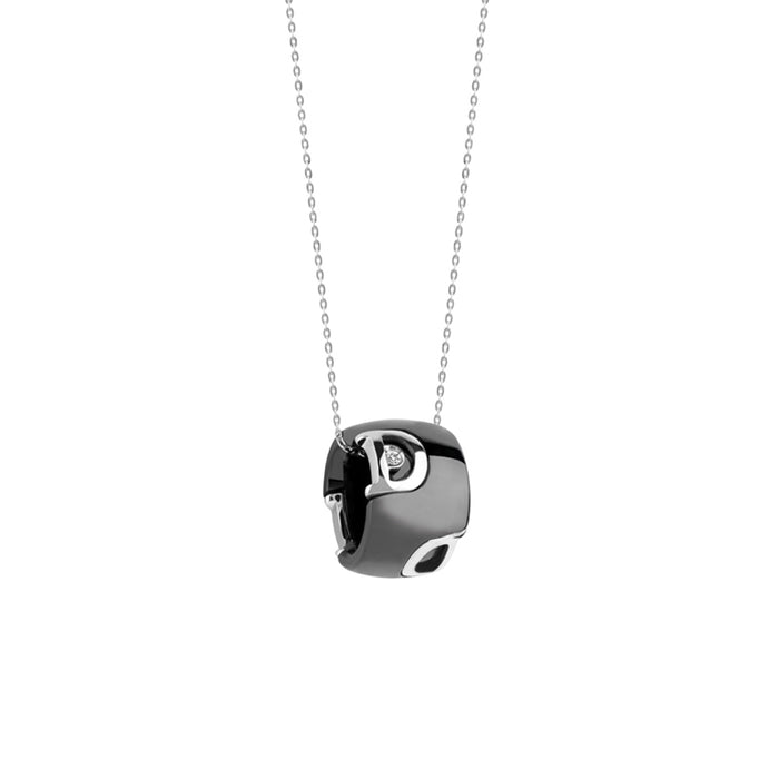 Collar-icon-damiani-ceramica-oro-blanco-diamante - Ref 20045906