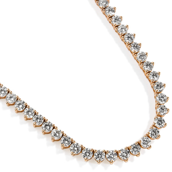 collar_riviere_oro_rosa_diamantes_3_garras - Ref J5624CB_Chocron_Joyeros