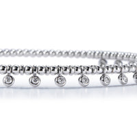 Gargantilla Choker Bubbles oro blanco con diamantes- Ref J4846CB_Chocrón Joyeros