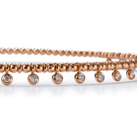 Gargantilla Choker Bubbles oro rosa con diamantes- Ref J4847CB_Chocrón Joyeros