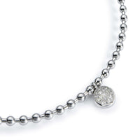 Gargantilla choker Bubbles oro blanco con circulo de diamantes- Ref J5367CB_Chocrón Joyeros