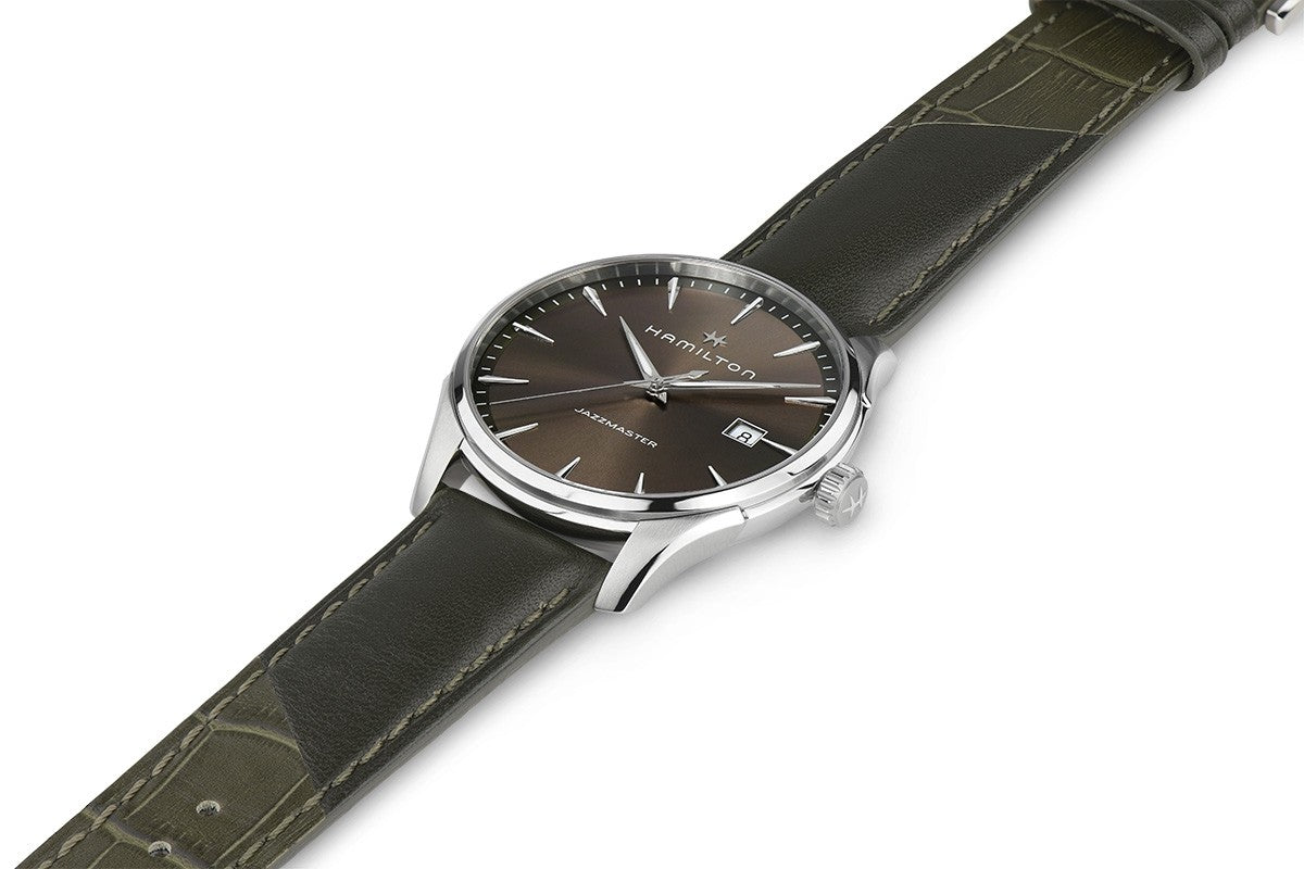 Hamilton Jazzmaster Gent esfera marrón 40mm