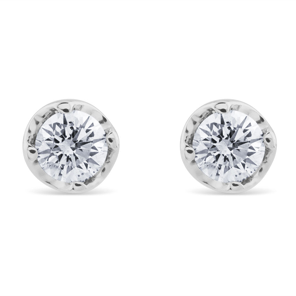 Pendientes-oro-blanco-diamantes- Ref J3447PB