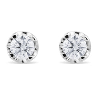 Pendientes-oro-blanco-diamantes- Ref J3452PB