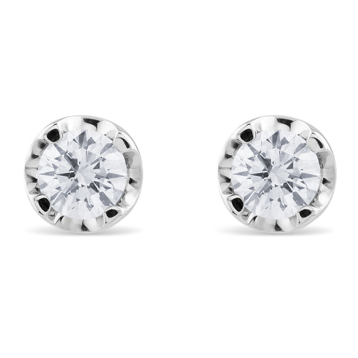 Pendientes-oro-blanco-diamantes- Ref J3452PB
