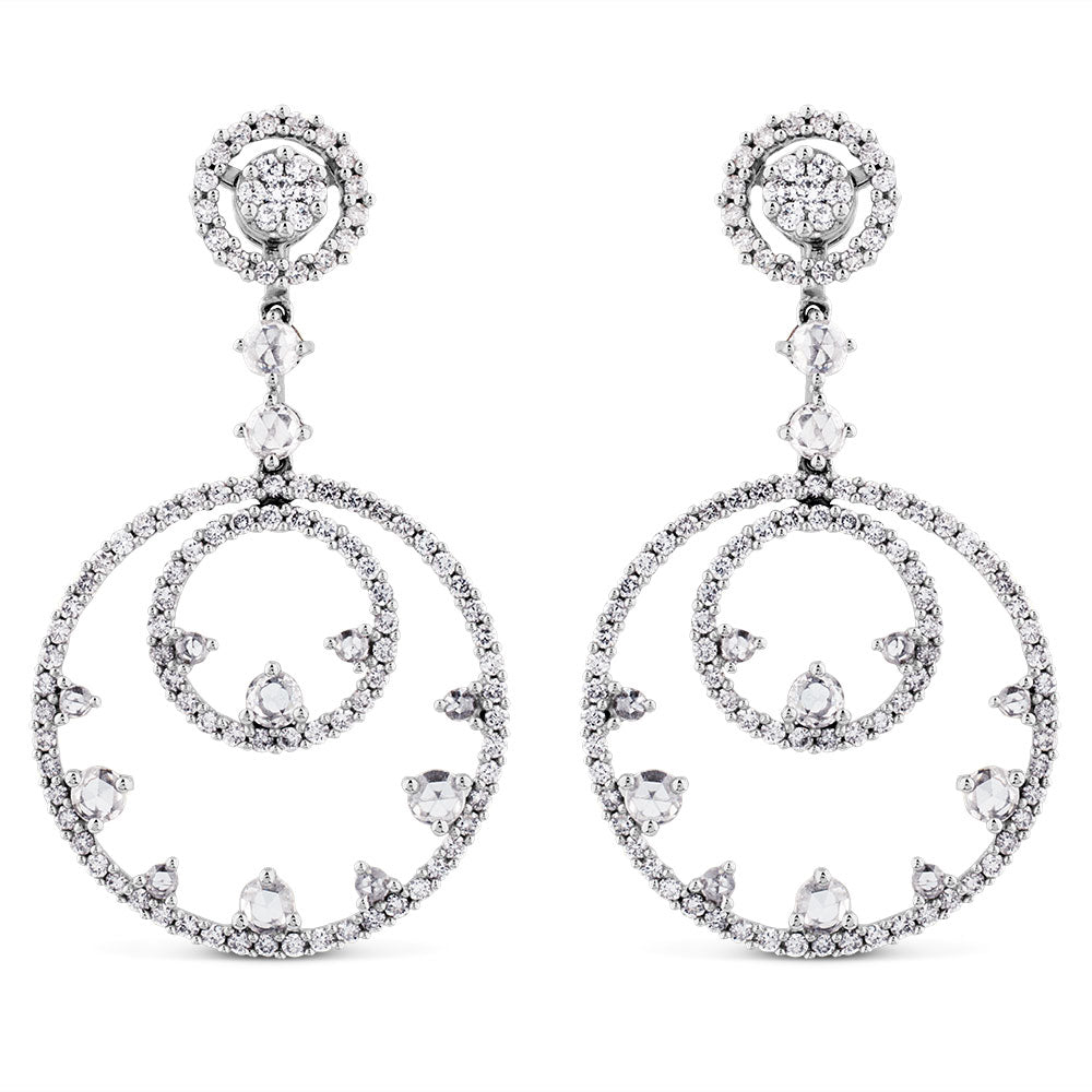 Pendientes-desmontables-oro-blanco-diamantes- Ref J3589PB