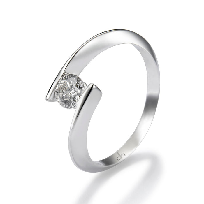 Solitario-encuentro-oro-blanco-diamante - Ref J4729SB_Chocron Joyeros