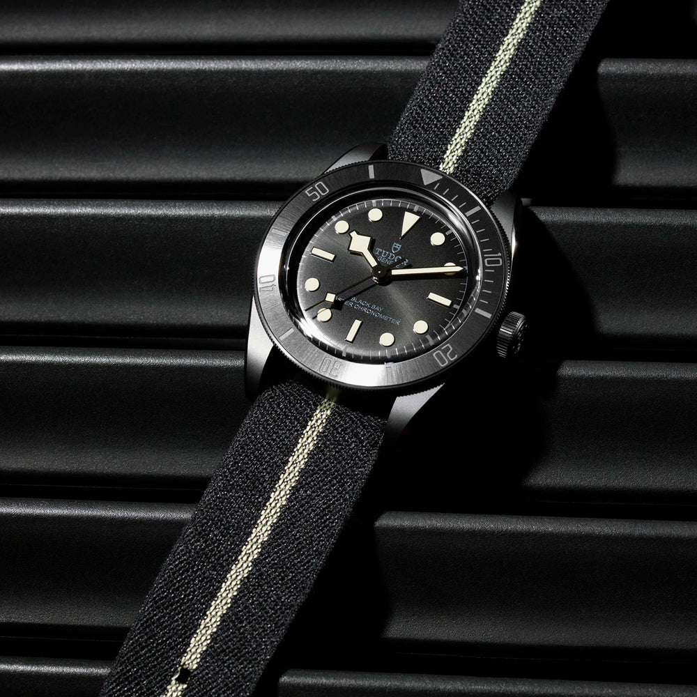 Reloj Tudor Black Bay Ceramic 41mm nato_79210CNU-0001_Chocrón Joyeros