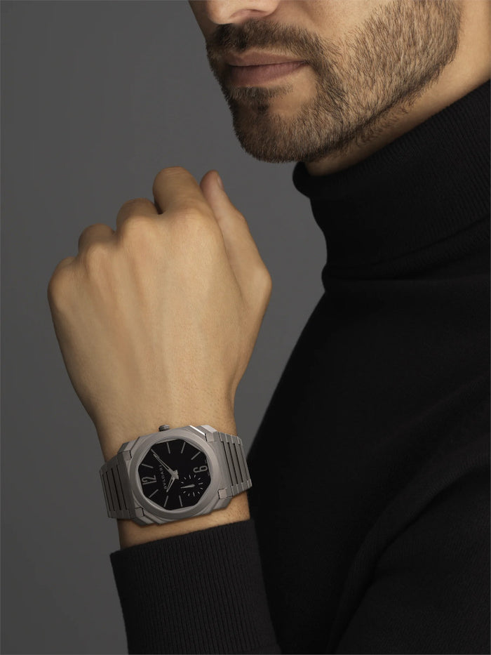 RELOJ_Bulgari-octo-finissimo-acero-40mm-esfera-negra - Ref 103297